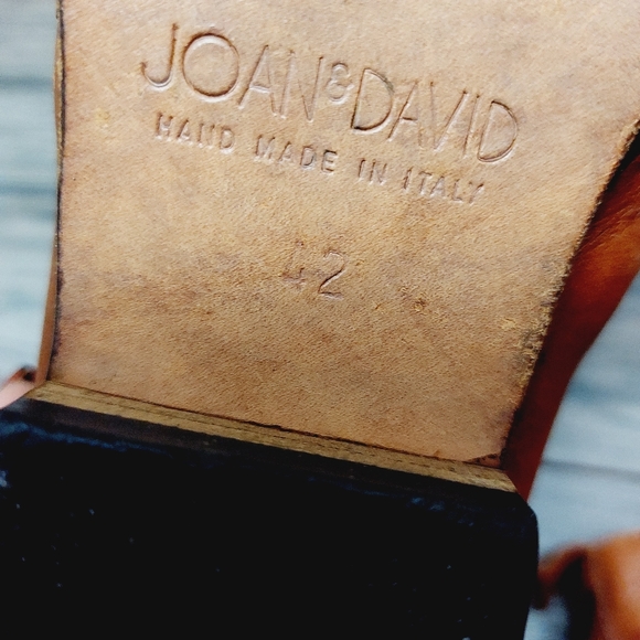 SZ 10/EU 41 Joan & David brown leather boots Shoe stamped Size 42. - Picture 8 of 8